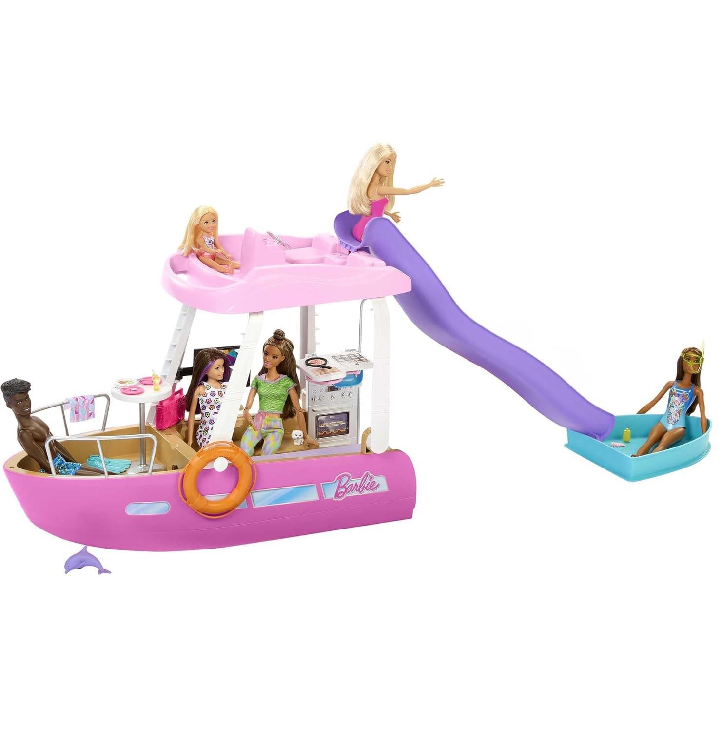 Набор игровой Barbie Лодка мечты Барби HJV37 - фото 5