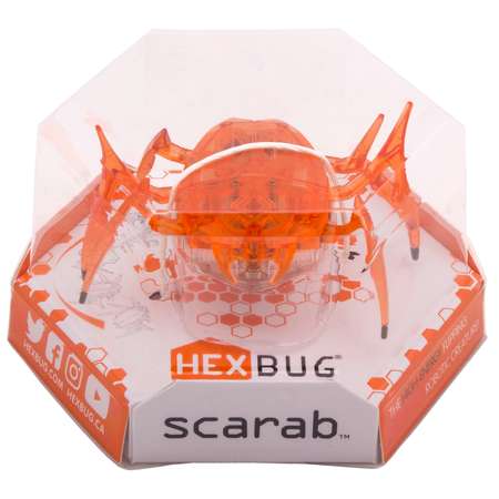 Микроробот Hexbug Скарабей Оранжевый 477-2248