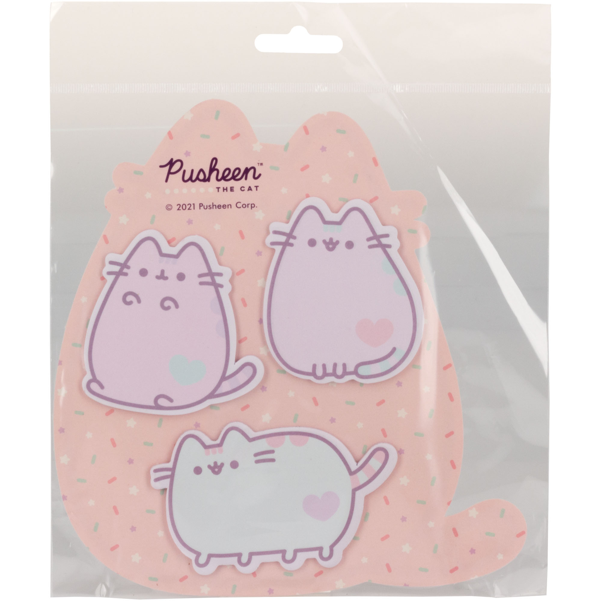 Набор стикеров для записей Pusheen 3шт по 20л PUIS-UA1-SSN3 - фото 4