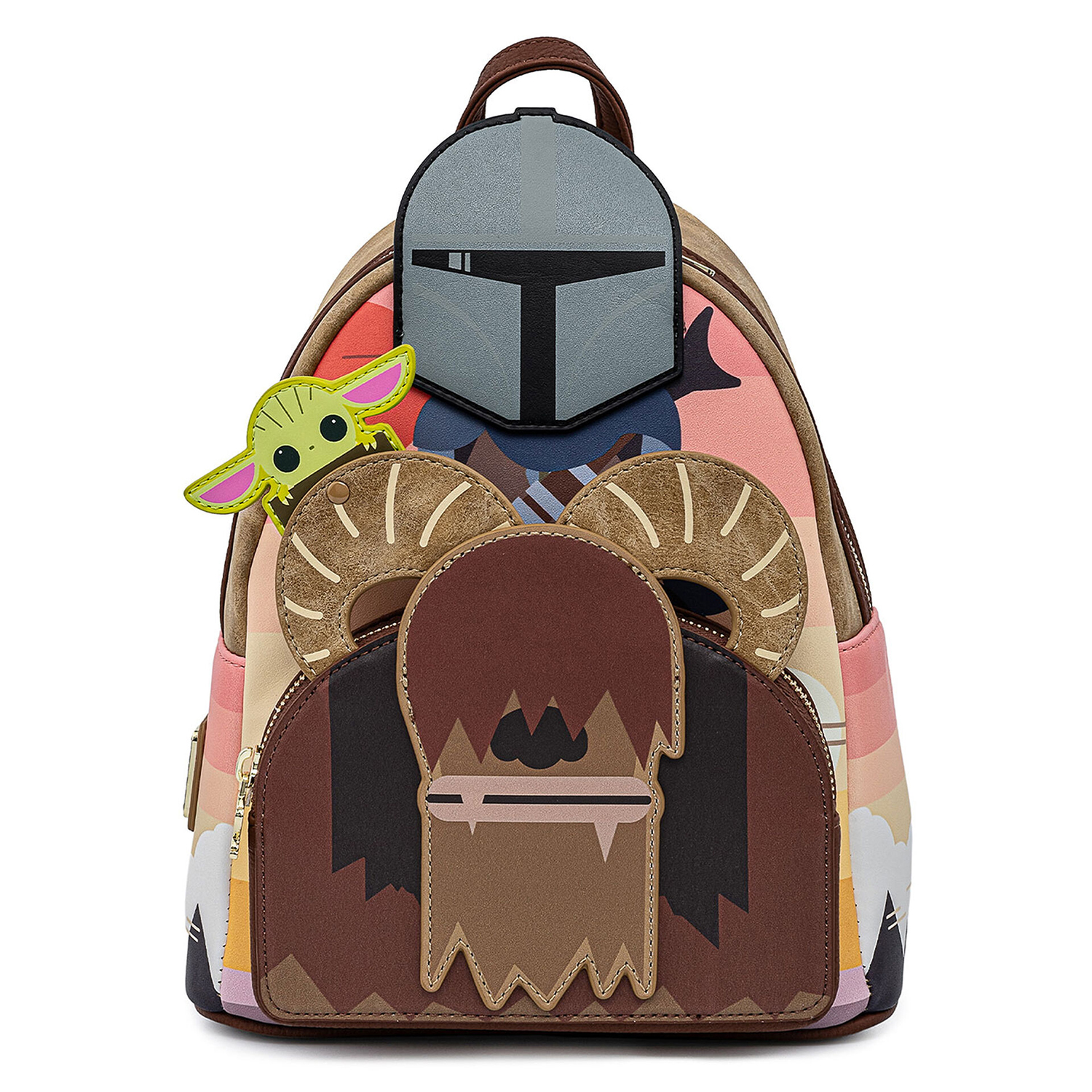 Рюкзак Funko Loungefly Star Wars Mandalorian Bantha Ride Mini Backpack STBK0224 - фото 1