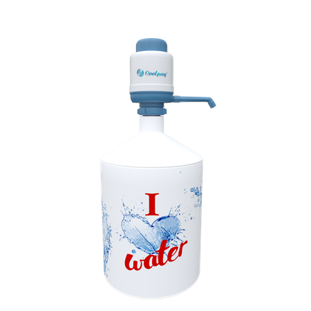 Чехол на бутыль 19л Coolpaq I Love Water