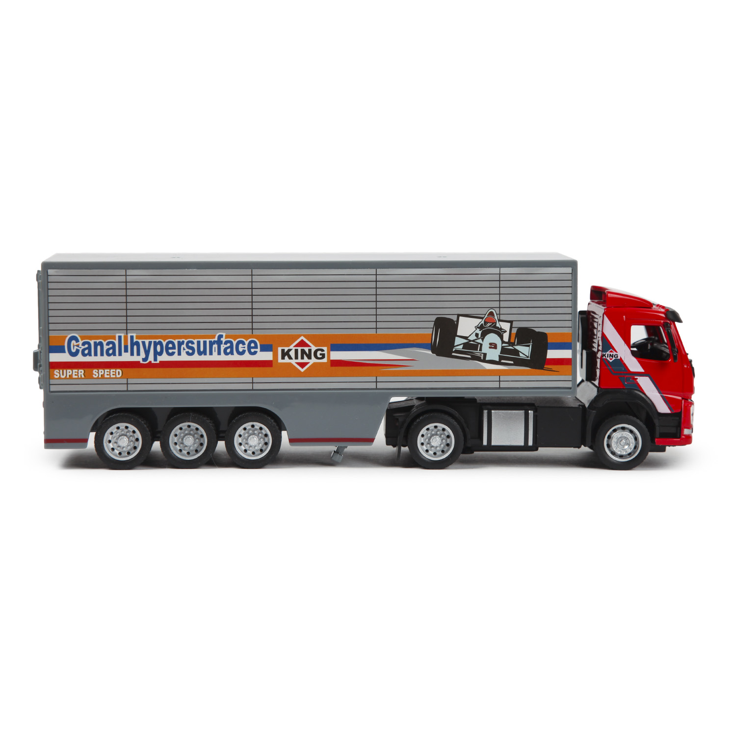 Машина MSZ 1:50 Volvo Container Truck Красная 68378 купить по цене 1199 ₽ в  интернет-магазине Детский мир