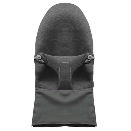Чехол для кресла-шезлонга BabyBjorn Fabric Seat Bouncer Bliss Jersey сменный Темно-серый