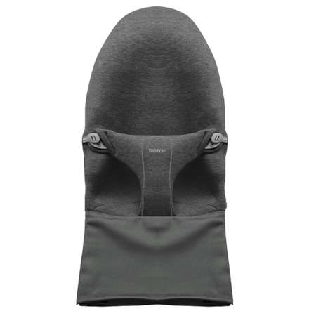 Чехол для кресла-шезлонга BabyBjorn Fabric Seat Bouncer Bliss Jersey сменный Темно-серый