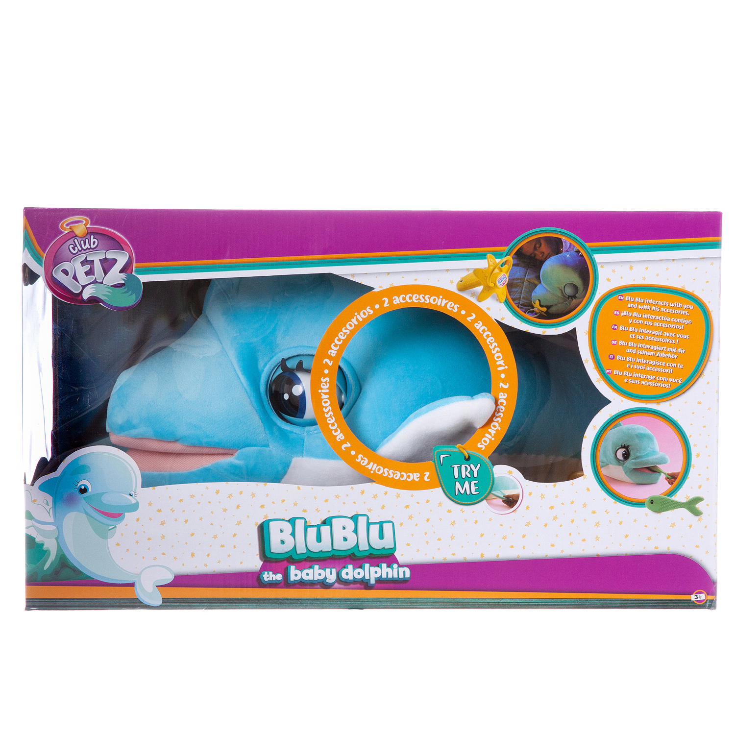 Игрушка интерактивная IMC Toys Club Petz Дельфин BluBlu - фото 7