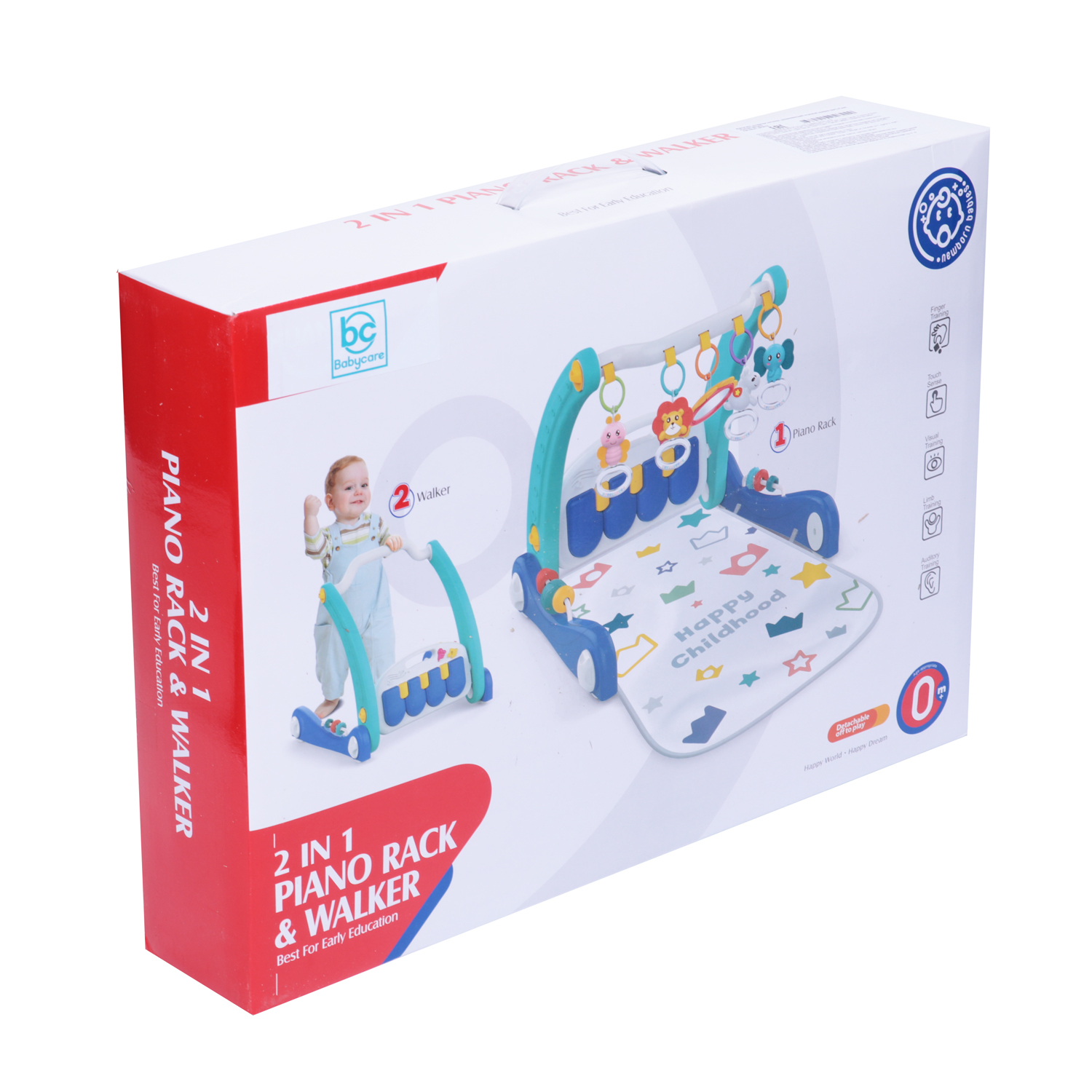 Ходунки BabyCare 2в1 с игровым ковриком Flash розовые - фото 9