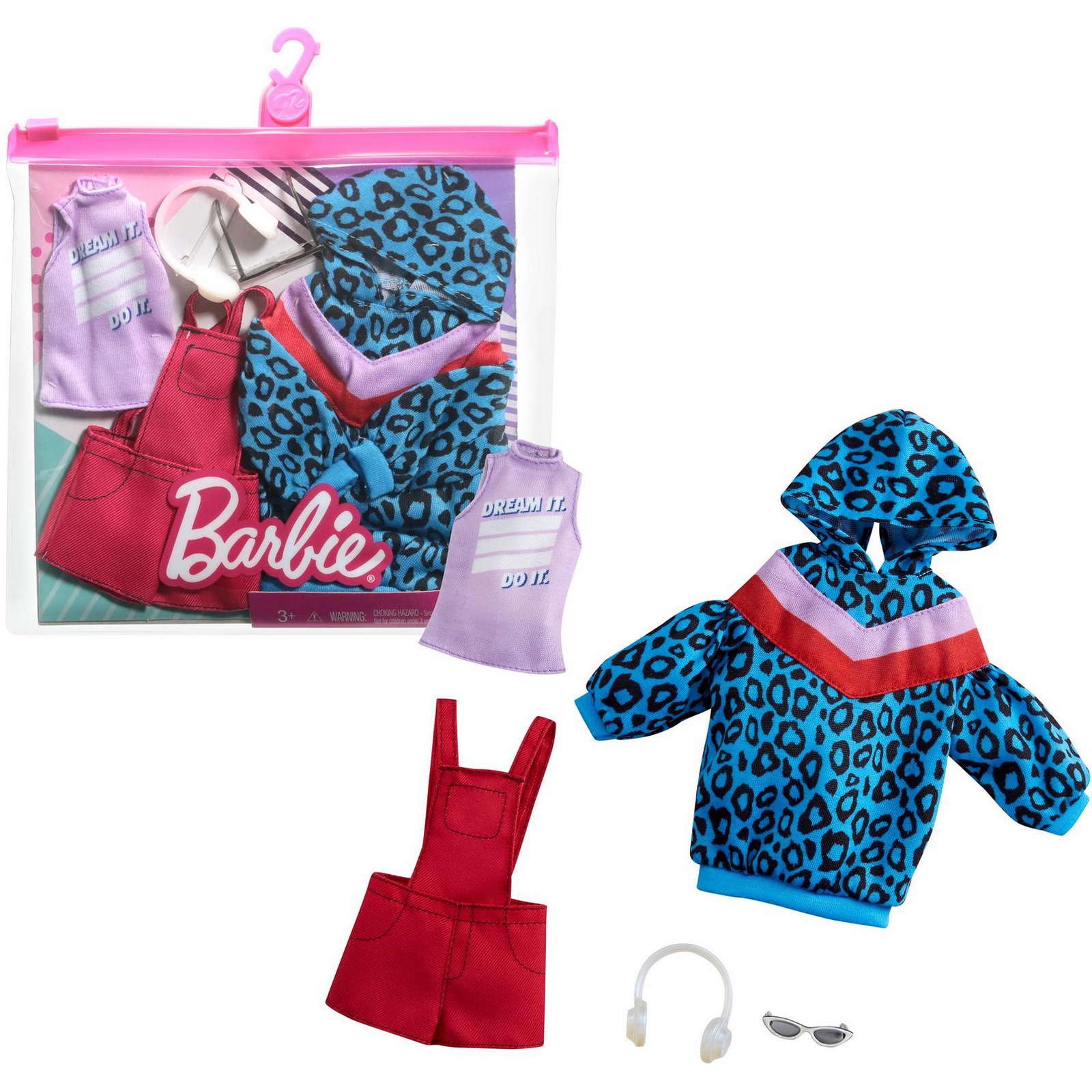 Одежда для куклы Barbie 2 комплекта+аксессуары 4 GRC86 GWC32 - фото 4