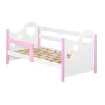 Кровать Клик Мебель 800х1600 Белый/розовый
