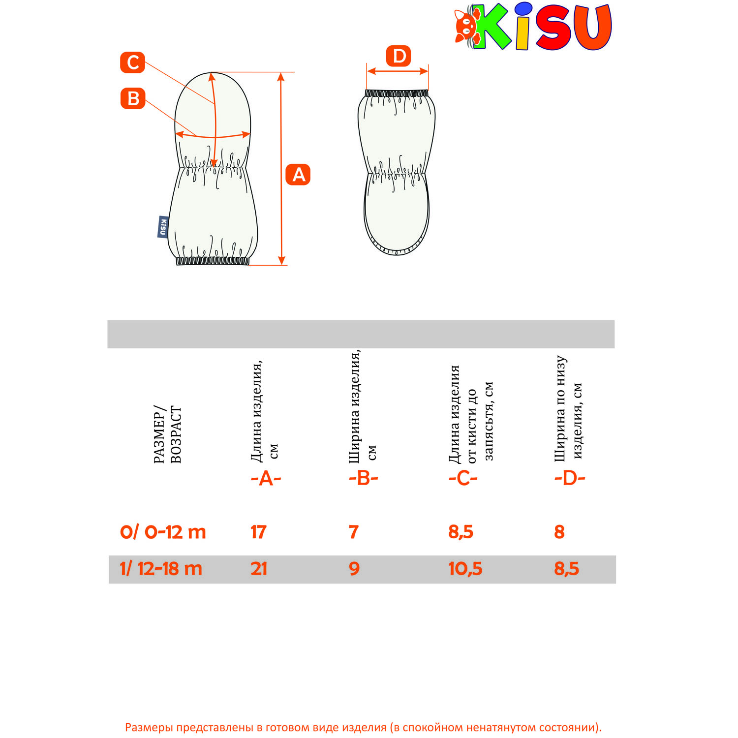 Рукавицы Kisu W21-05401P/6011 - фото 4