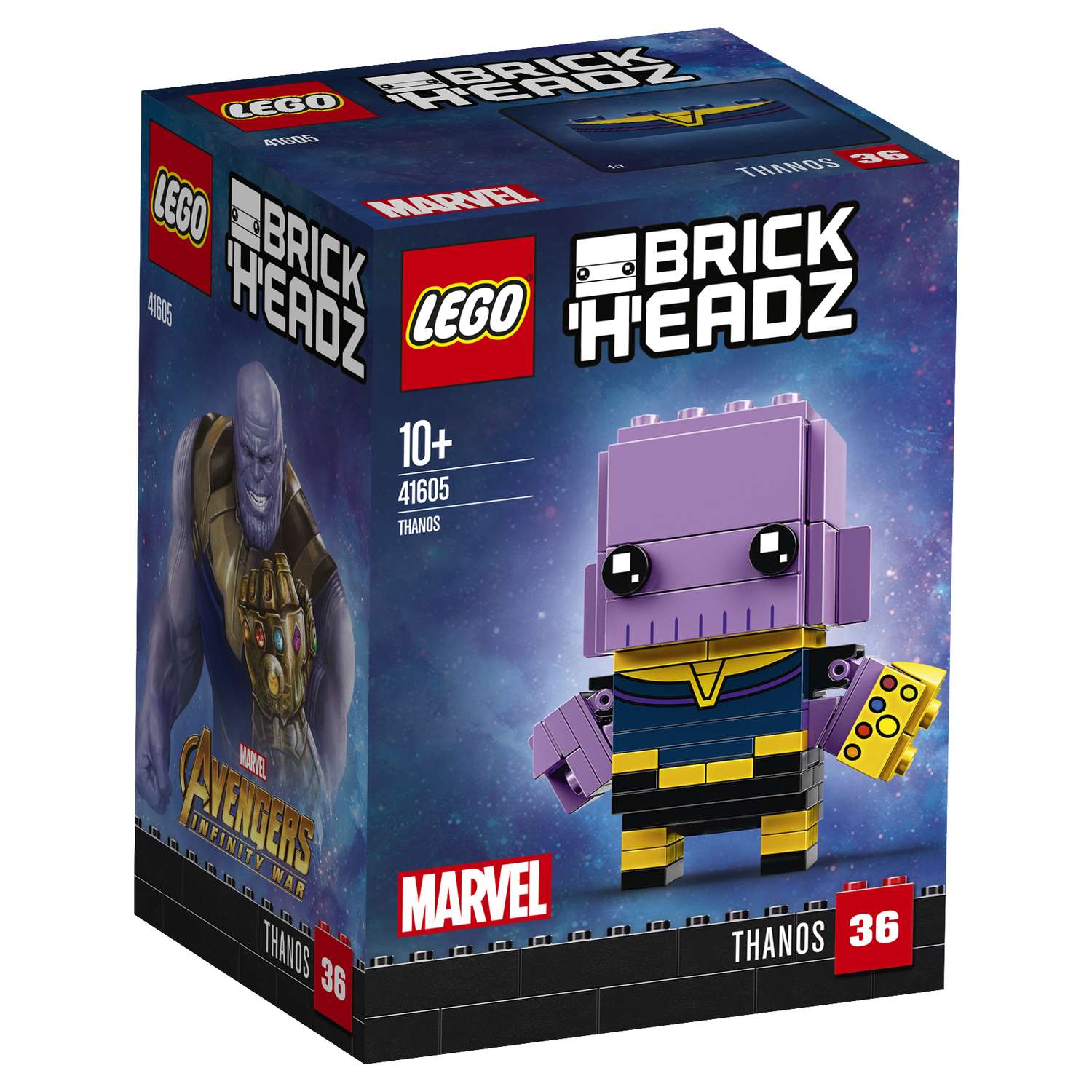 Конструктор LEGO BrickHeadz Танос 41605 - фото 2