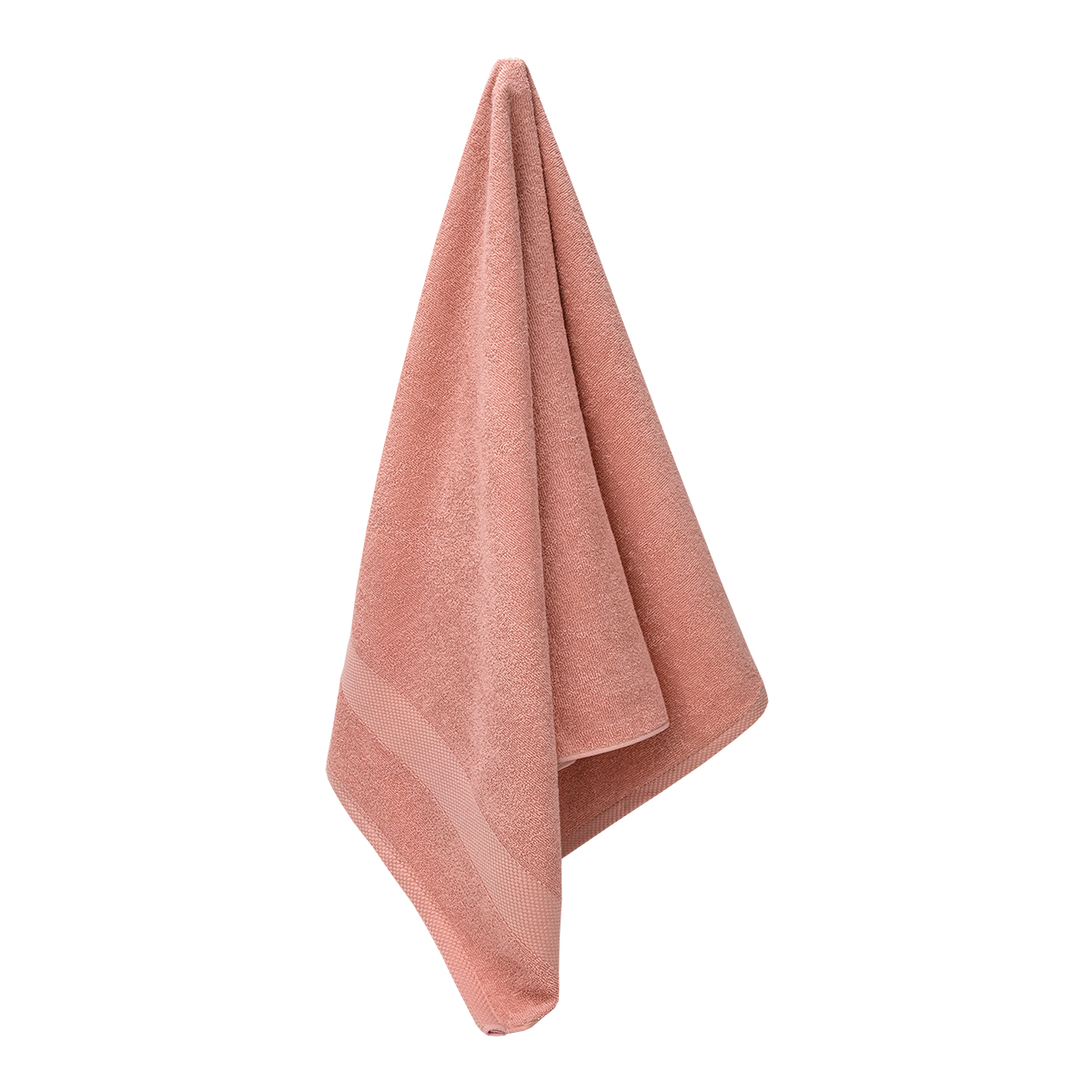Махровое полотенце Bravo Контур 100х150 розовый - фото 3