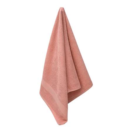 Махровое полотенце Bravo Контур 100х150 розовый