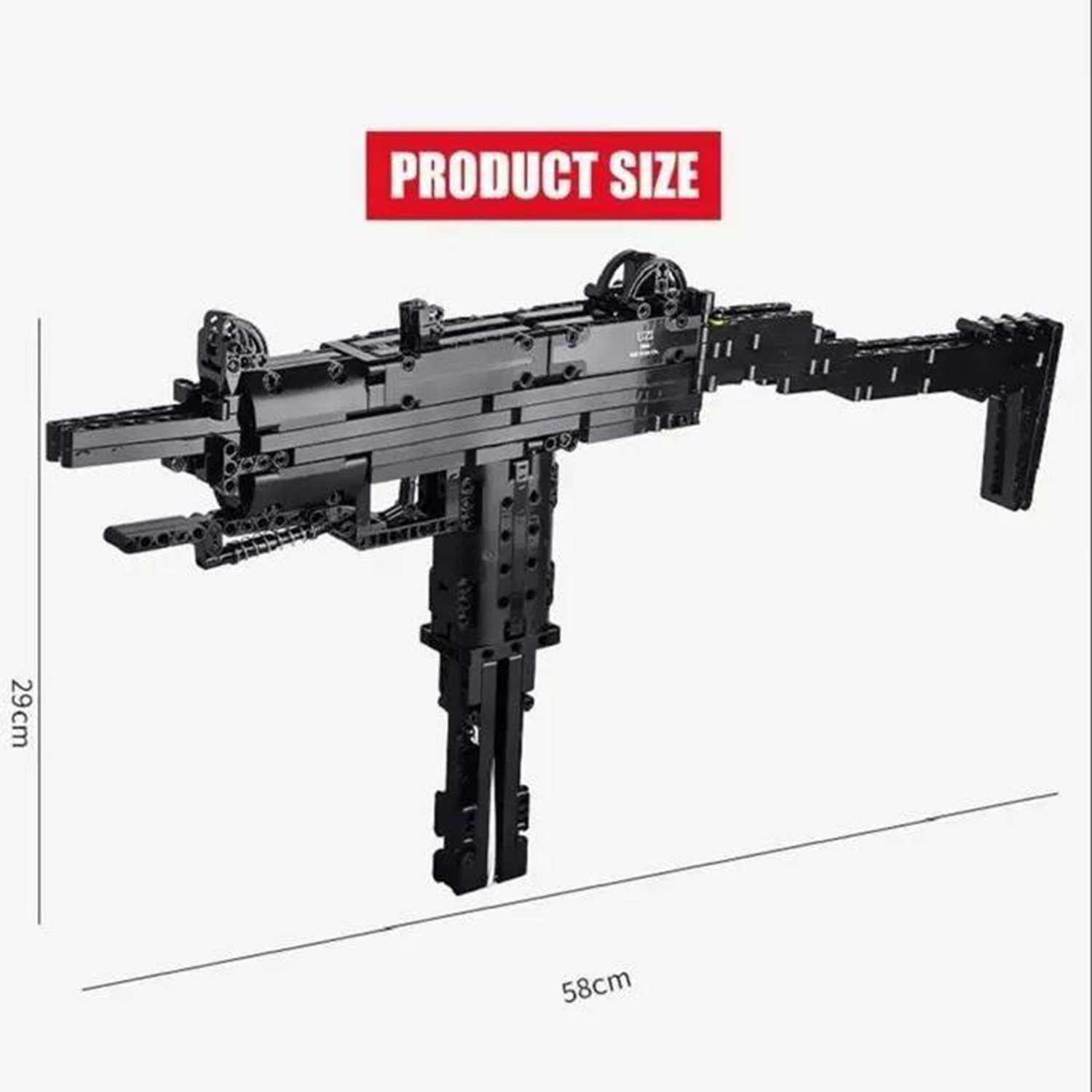 Конструктор Mould King Пистолет-пулемет Mini Uzi 796 деталей - фото 16