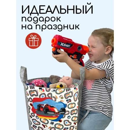 Корзина для игрушек из войлока Textile NN Формула-1