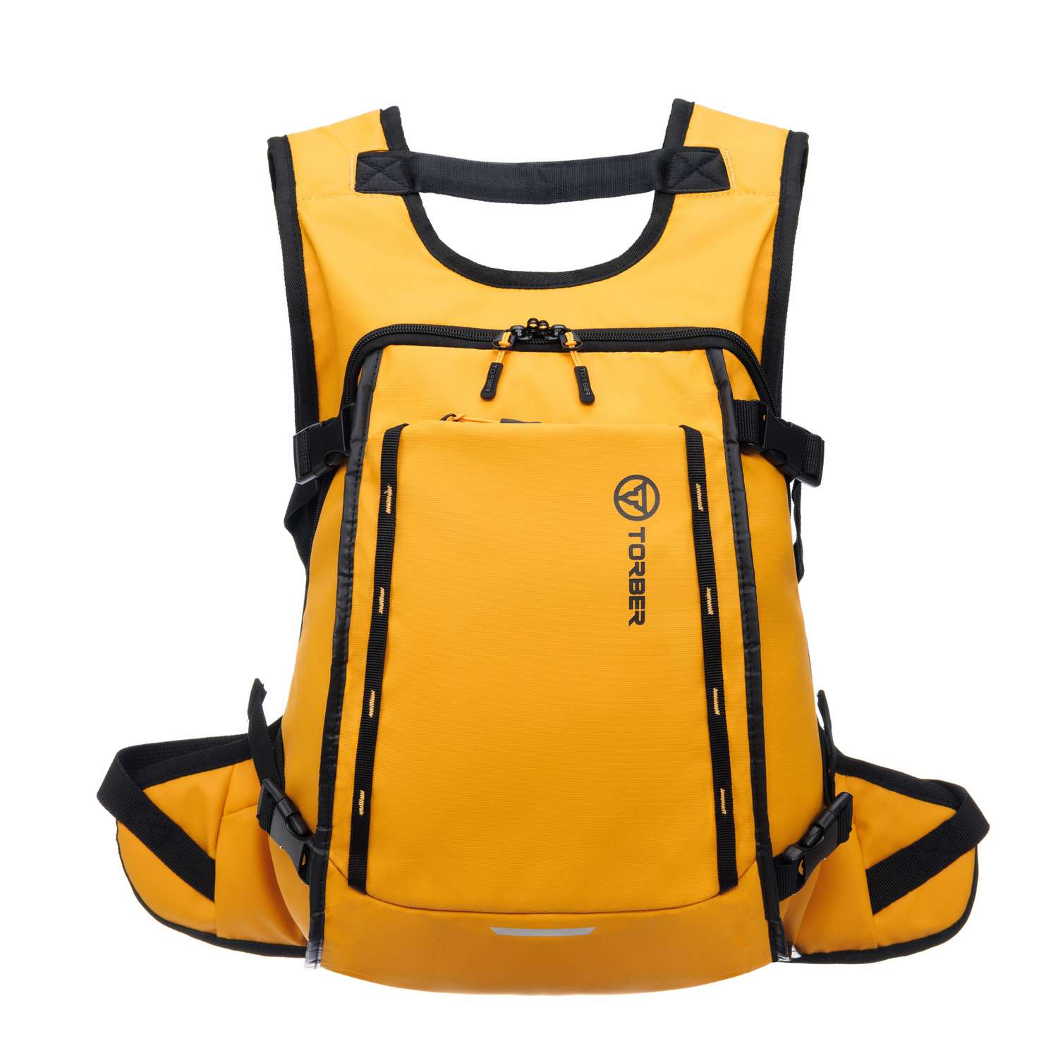 Рюкзак TORBER Mobi желтый с PU покрытием - фото 1