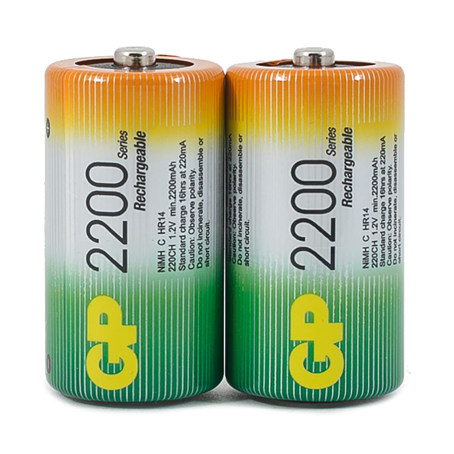 Аккумулятор GP C HR14 2200mAh 2шт GP 220CH-2CR2 - фото 6