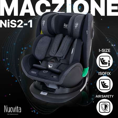 Автокресло Nuovita Maczione NiS2-1 Чёрный