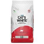 Наполнитель для кошек Cats White комкующийся натуральный без ароматизатора 20л