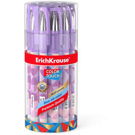 Ручка шариковая ErichKrause ColorTouch Magic Rhombs Синяя 50739