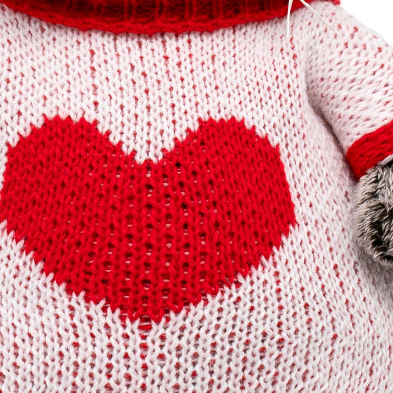 Мягкая игрушка BUDI BASA Басик в свитере с сердцем 22 см Ks22-249 - фото 5