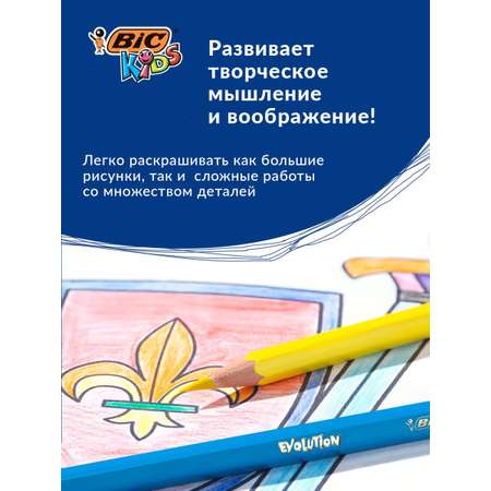 Карандаши цветные BIC Evolution 24 цветов