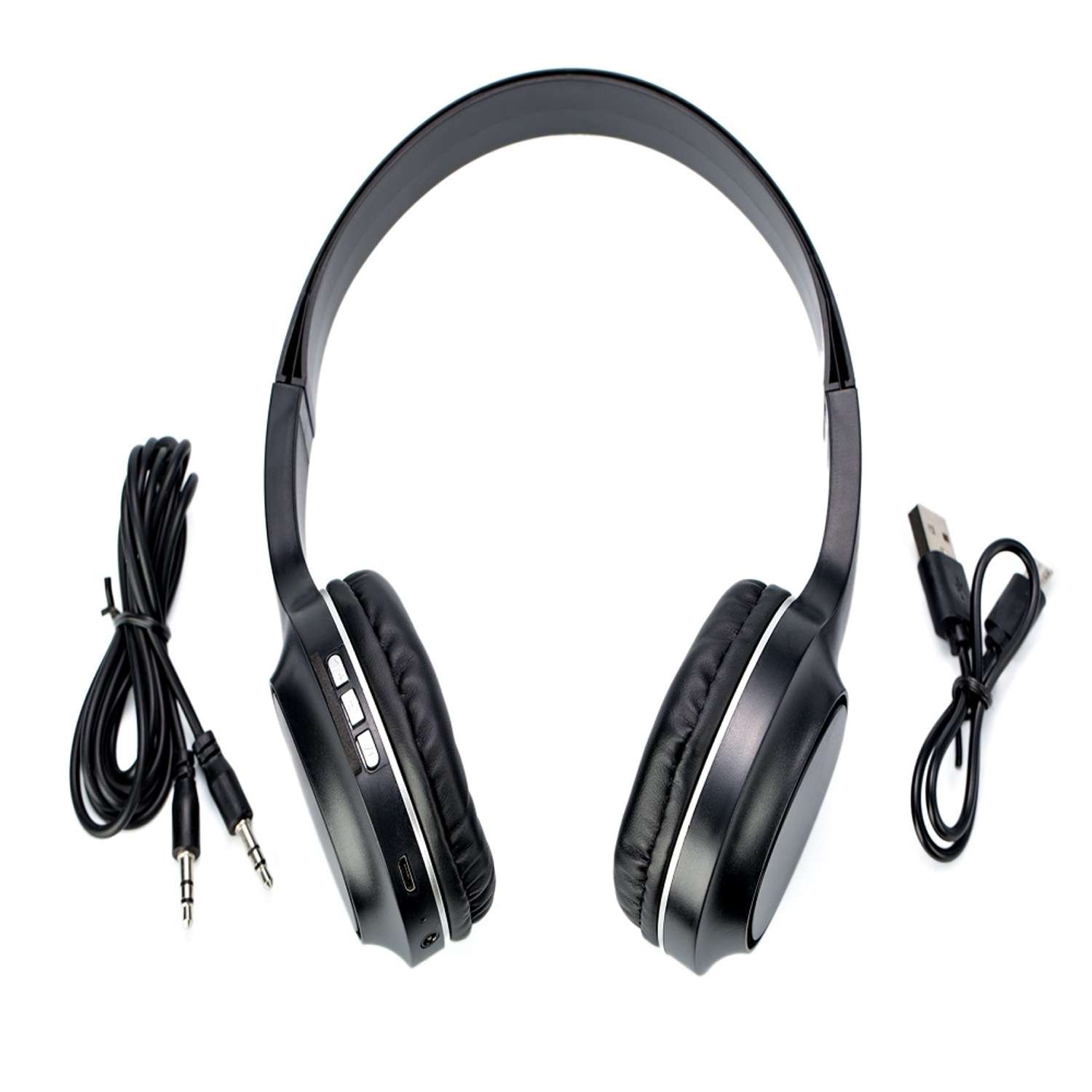 Беспроводные наушники Perfeo полноразмерные с микрофоном PRIME черные MP3 плеер - фото 4