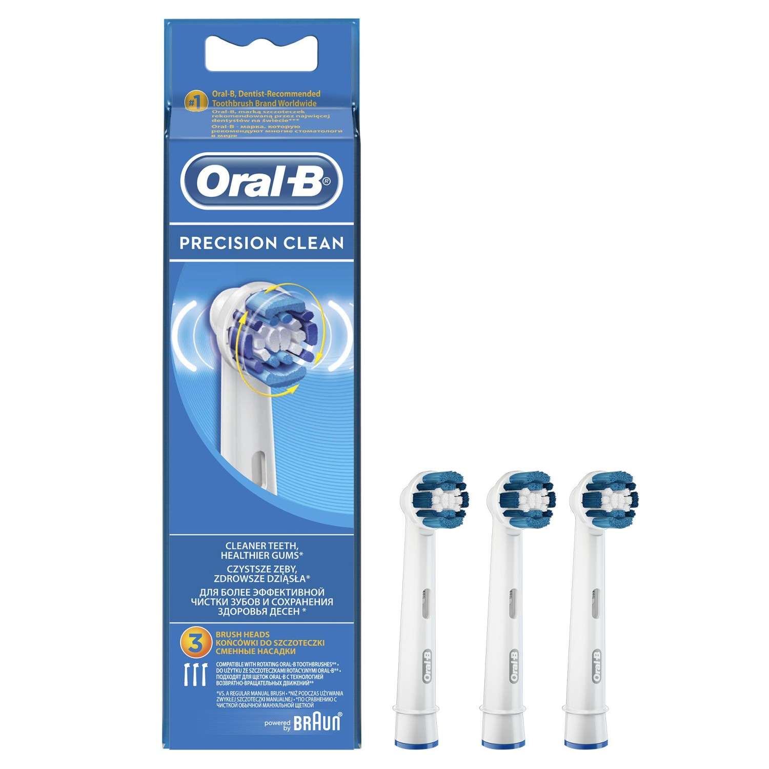 Сменные головки Oral-B для зубных щеток Precision Clean EB20 - фото 2