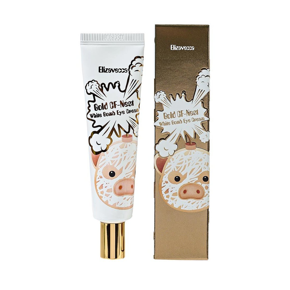 Крем Elizavecca для кожи вокруг глаз и век Gold CF-Nest White Bomb Eye Cream 30 мл - фото 1