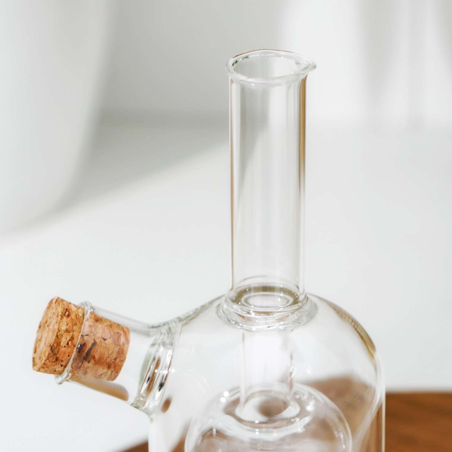 Бутыль Sima-Land стеклянная для соуса и масла 2 в 1 «Фьюжн» 250/100 мл 8×6×20 см - фото 2
