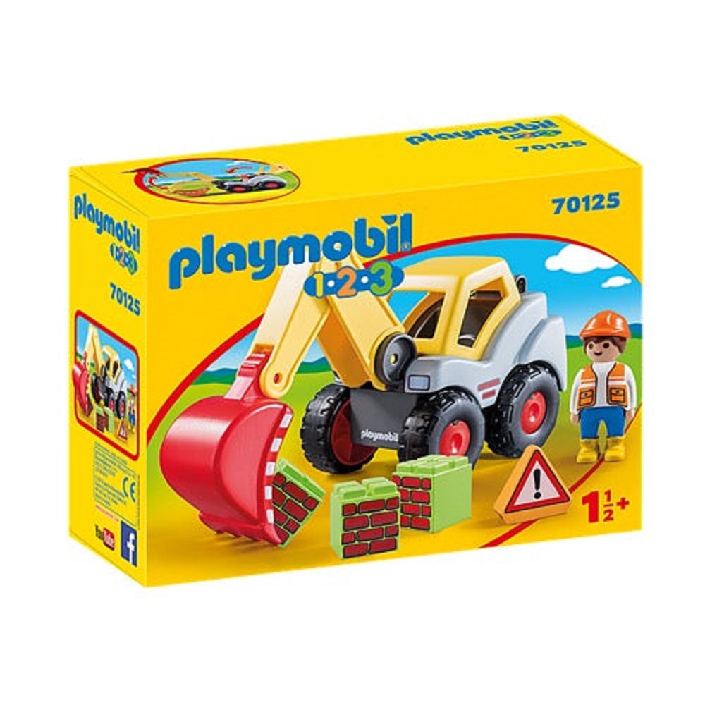 Конструктор PLAYMOBIL Экскаватор купить по цене 2804 ₽ в интернет-магазине  Детский мир