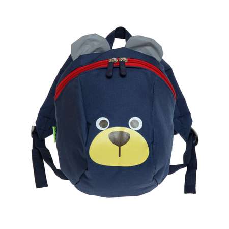 Рюкзак светоотражающий O GO Мини мишка нэви со шлейкой и фастексом