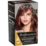 Краска для волос LOREAL Preference оттенок 5.23 Темное Розовое Золото светло-каштановый розово-перламутровый