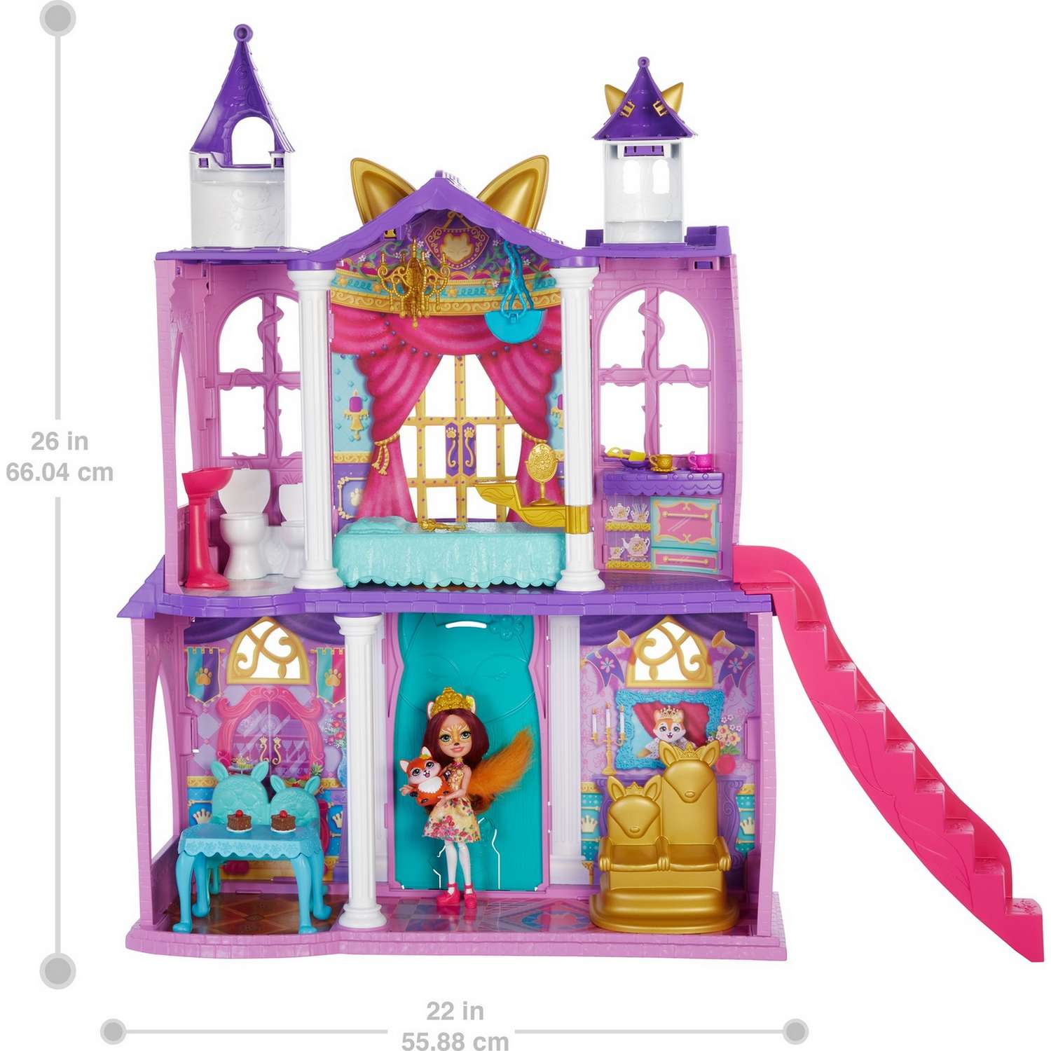 Дом для кукол Enchantimals Семья Бал в королевском замке с куклой, мебелью и аксессуарами GYJ17 GYJ17 - фото 20