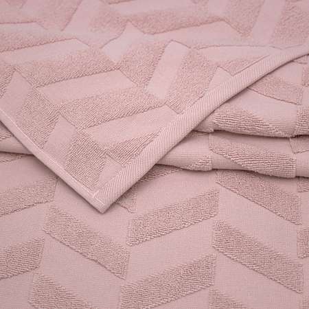 Махровое полотенце BRAVO Моноколор 50х80 розовый