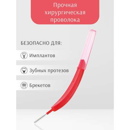Зубная нить edel+white 6 шт.
