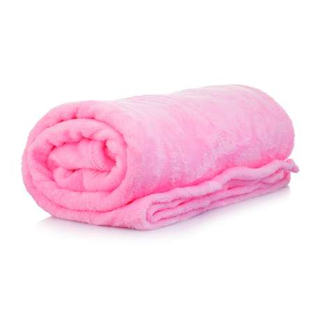 Мягкая игрушка Мишуткин с пледом Единорог 60 см розовый
