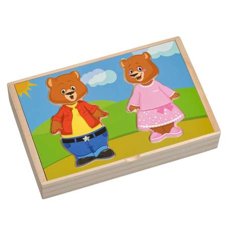 Деревянная игрушка МДИ Два медведя
