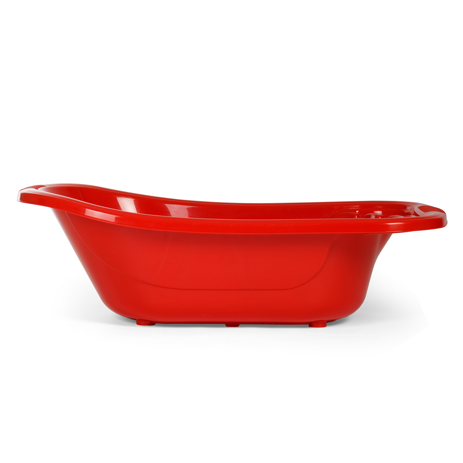 Ванна детская elfplast для купания со сливным клапаном 50 л красный - фото 5