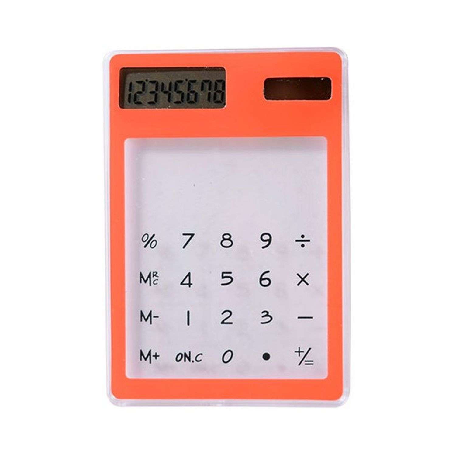 Калькулятор Uniglodis Ультратонкий оранжевый - фото 1