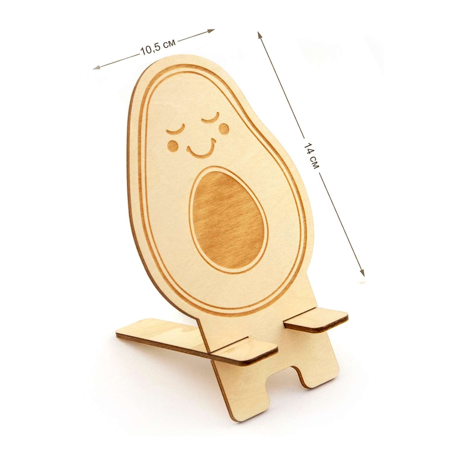 Сборная модель Символик Подставка для телефона Авокадо - фото 2