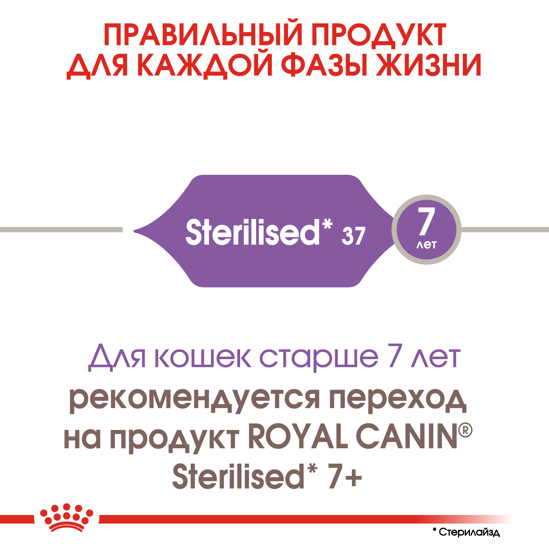 Сухой корм для кошек ROYAL CANIN Sterilised 0.4 кг (для стерилизованных и кастрированных) - фото 6