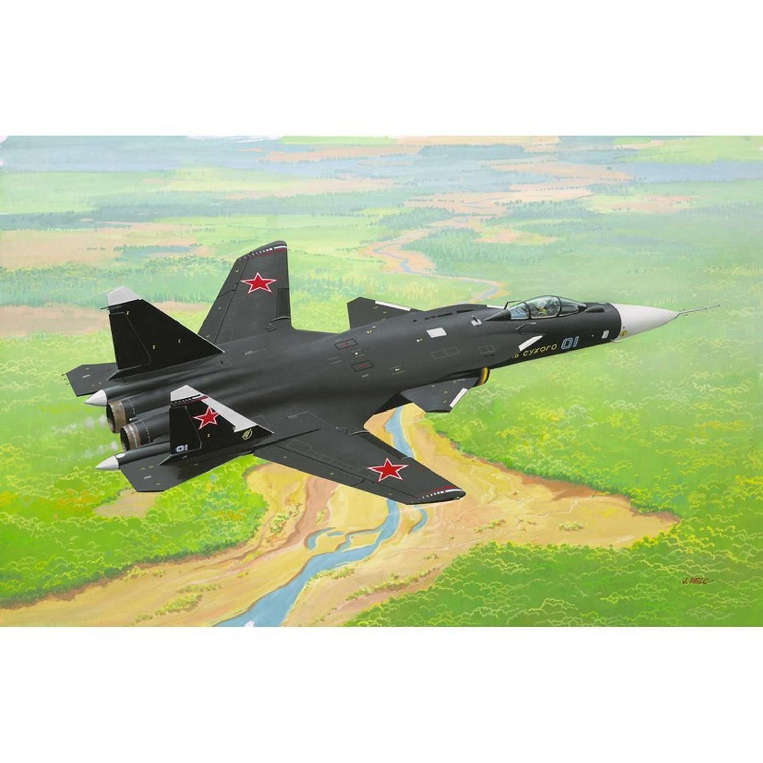 Самолет Revell Suchoj S-37 Berkut 1:144 (3) 4000 - фото 2