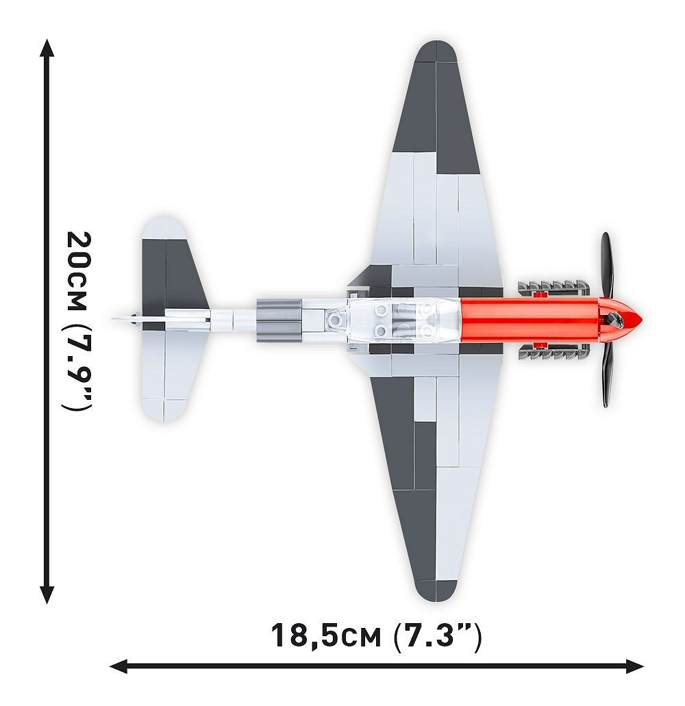 Конструктор COBI Советский истребитель Яковлев Як-3 Yakovlev Yak-3 140 деталей - фото 5