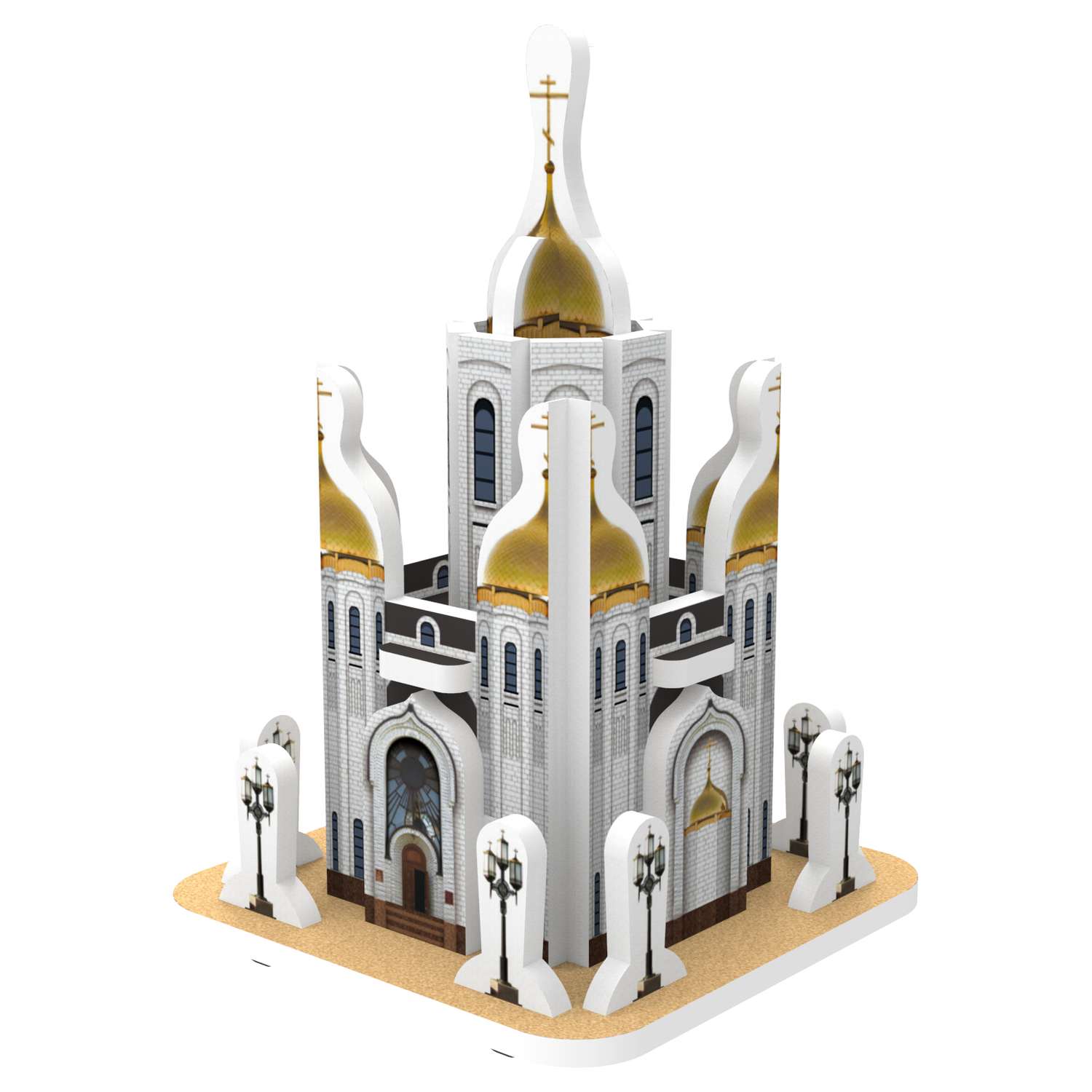 Пазл 3D IQ 3D PUZZLE Храм Всех Святых 16526 - фото 2