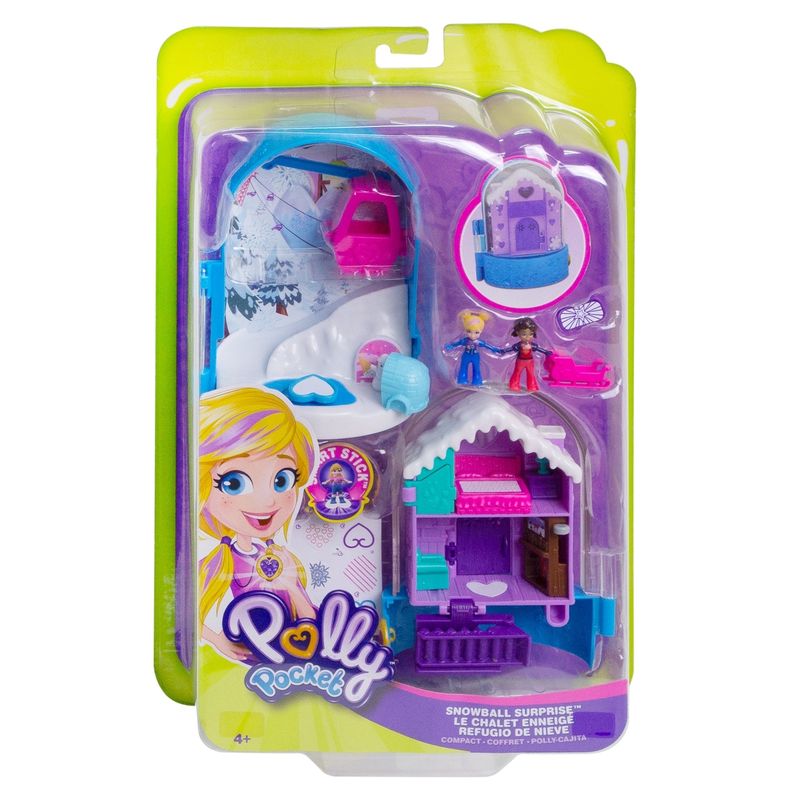 Набор игровой POLLY POCKET Снежный сюрприз компактный FRY37 FRY35 - фото 2