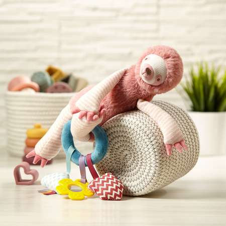 Игрушка-подвеска Babyono мягкая со съемными игрушками 32 см