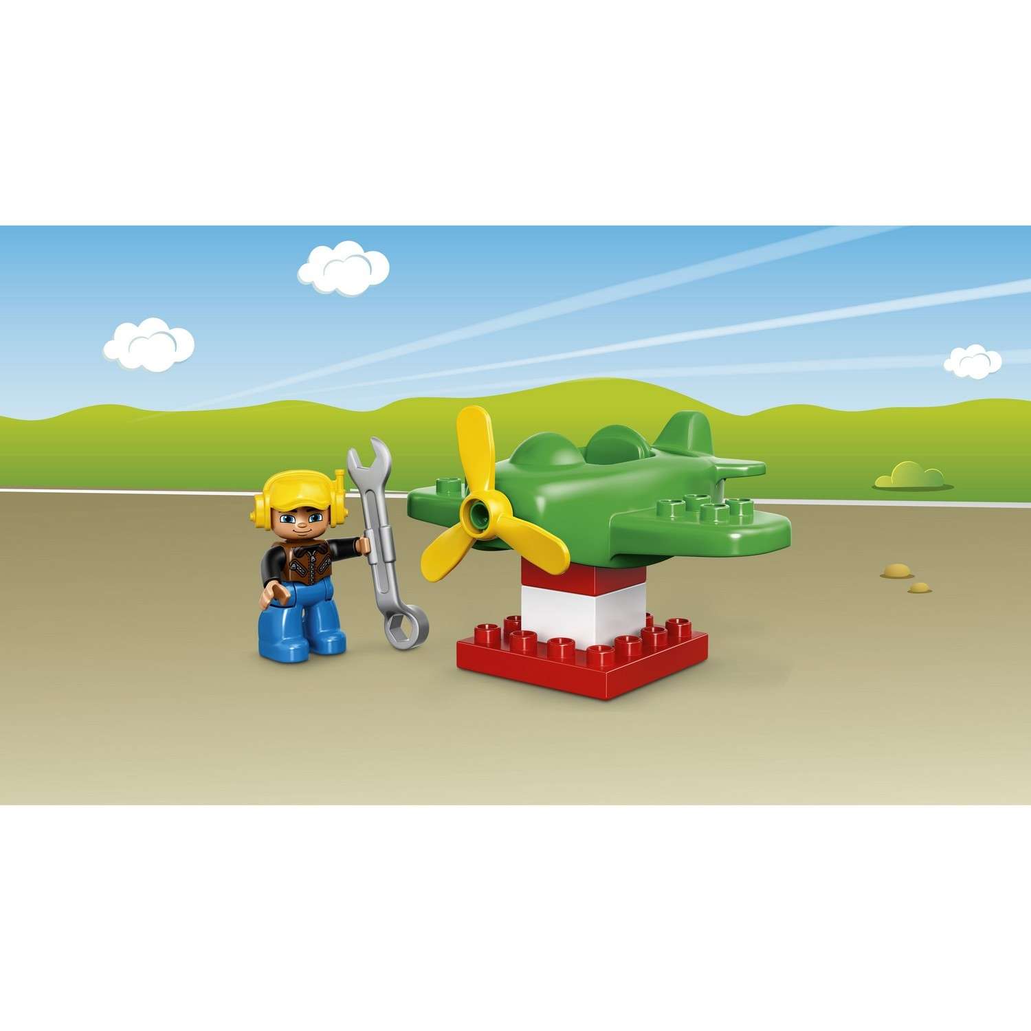 Конструктор LEGO DUPLO Town Маленький самолёт (10808) - фото 6