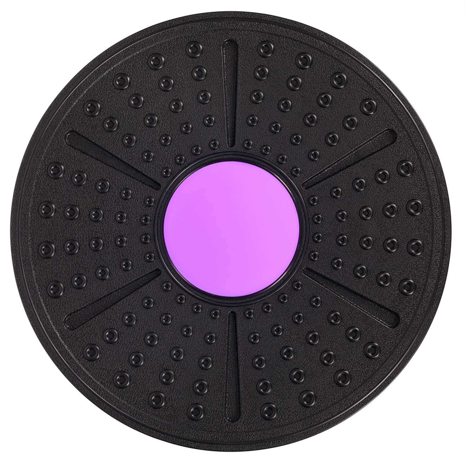 Балансировочный диск STRONG BODY платформа полусфера d 36 см черно-фиолетовый - фото 3