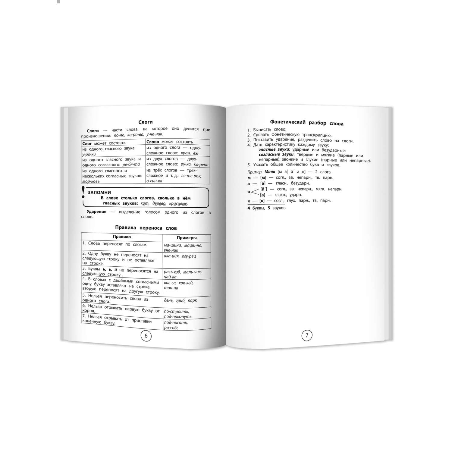 Книга ТД Феникс Все правила для начальной школы в таблицах и схемах - фото 9