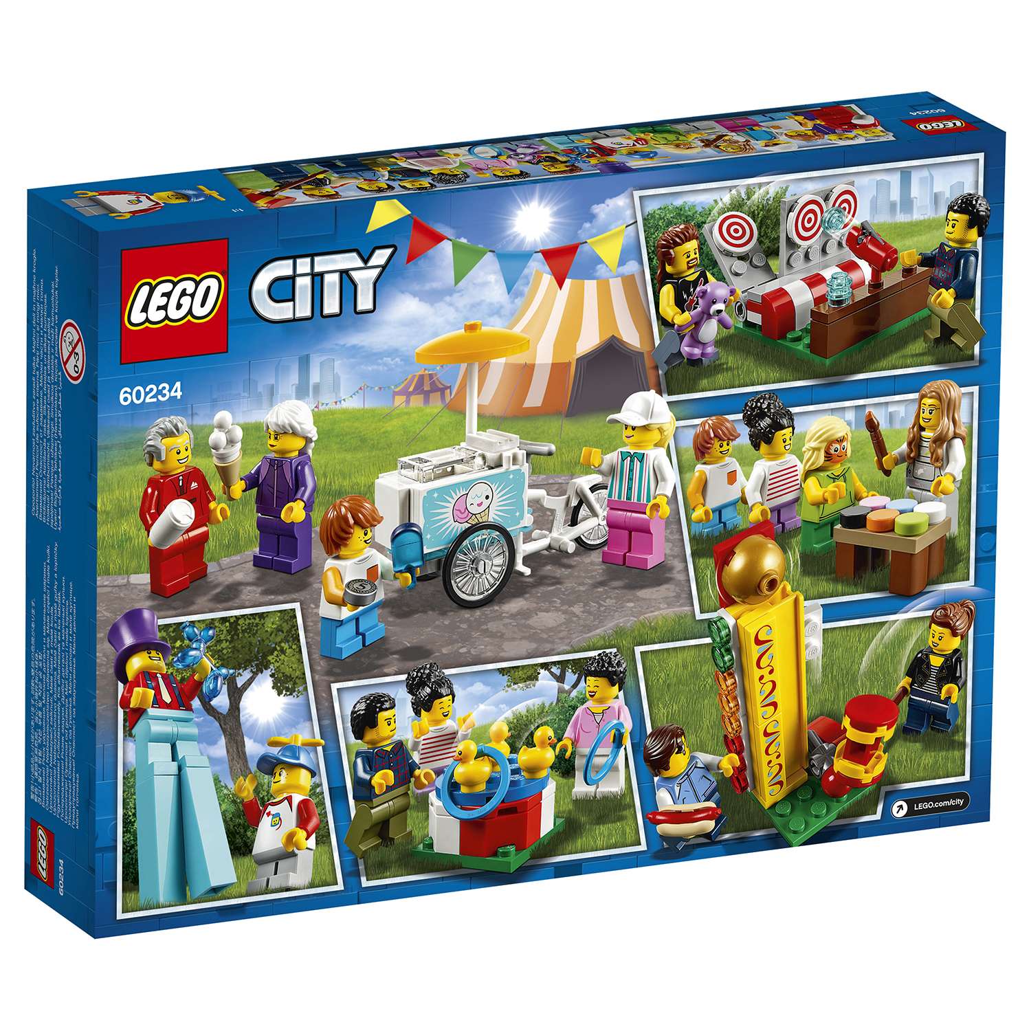 Конструктор LEGO City Town Комплект минифигурок Весёлая ярмарка 60234 - фото 3